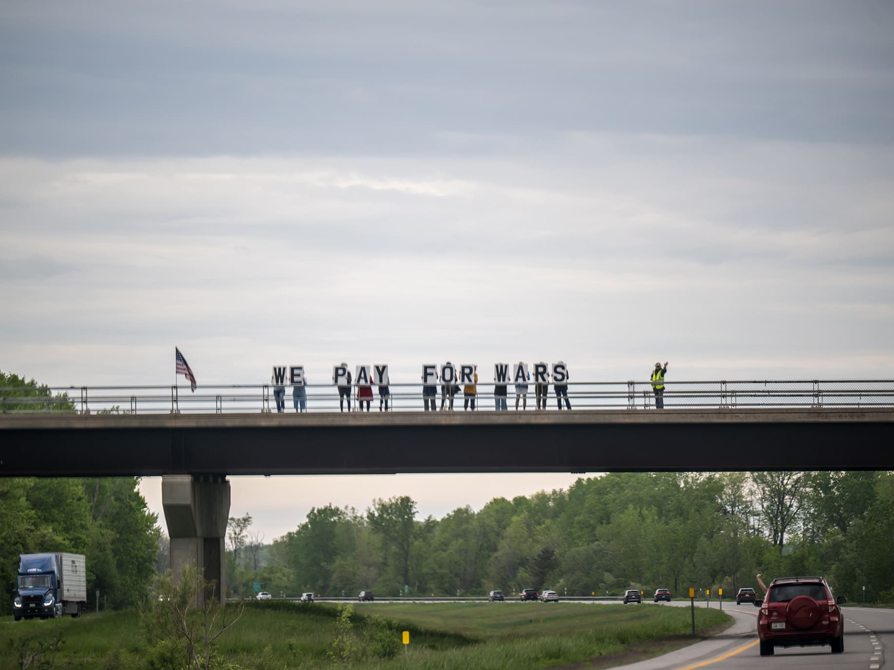 Bridge Brigade action on Route 390